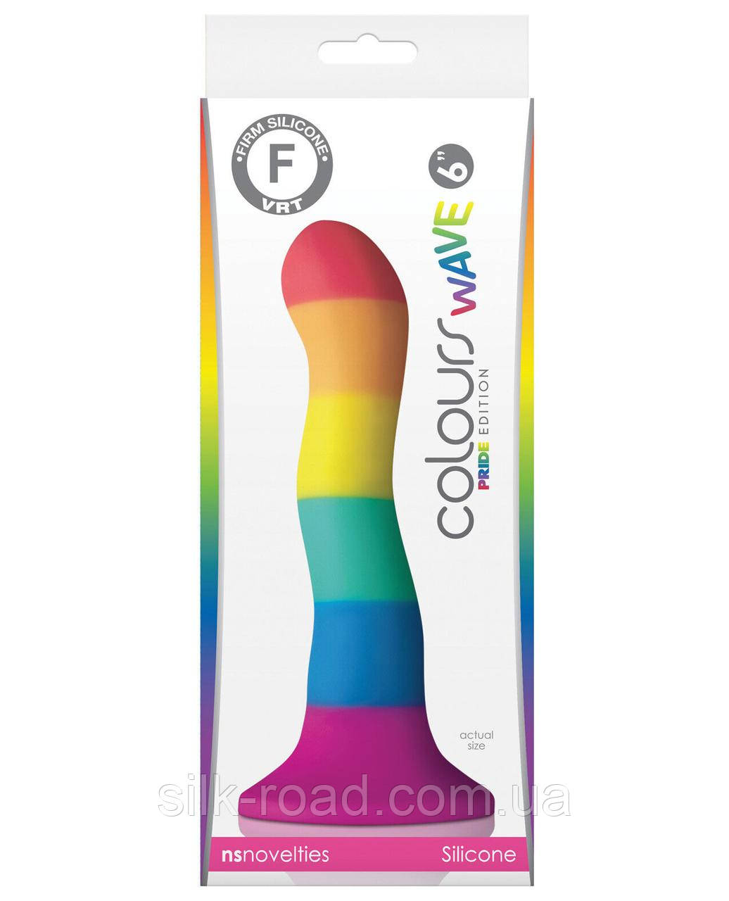 Фалоімітатор силікон NS Novelties COLOURS PRIDE EDITION 6INCH DILDO
