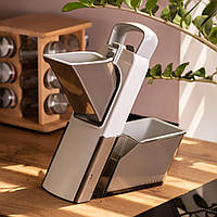 Овощерезка ручная универсальная с контейнером 19×12.5×34 см слайсер для овощей кухонная овощерезка