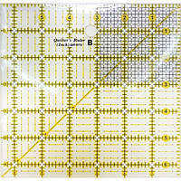 Линейка-лекало MegaSew QR-07S (дюймовая) для печворка и квилтинга
