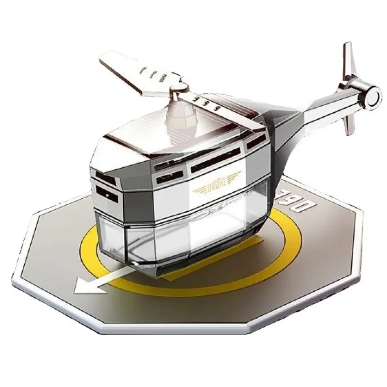 Ароматизатор автомобільний Вертоліт М1 на сонячній батареї, фото 1