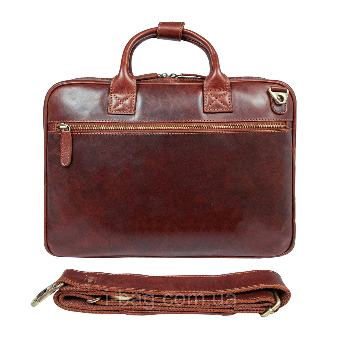 Cумка чоловіча Ashwood K46 Chestnut (Каштановий), фото 1