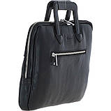 Сумка чоловіча для ноутбука 13 Ashwood PL45 Black (Чорний), фото 4