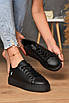 Кросівки жіночі чорного кольору на шнурівці р.38 172258T Безкоштовна доставка, фото 2
