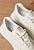 Кросівки жіночі білого кольору на шнурівці 177021T Безкоштовна доставка, фото 4