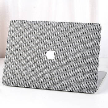 Чохол Woven Leather HardShell для Macbook Pro 14.2 M1/M2/M3/M4 Grey