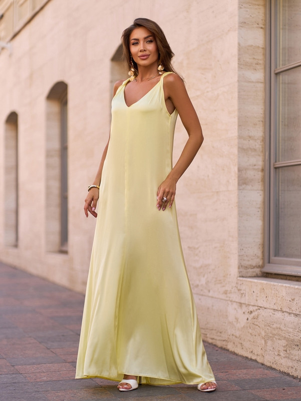 Плаття ISSA PLUS 15270A S жовтий, фото 1