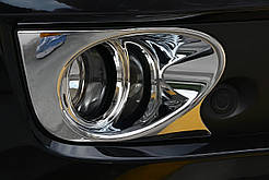 Накладки на протитуманки Libao (2 шт, пласт) для Geely Emgrand X7 2011- рр