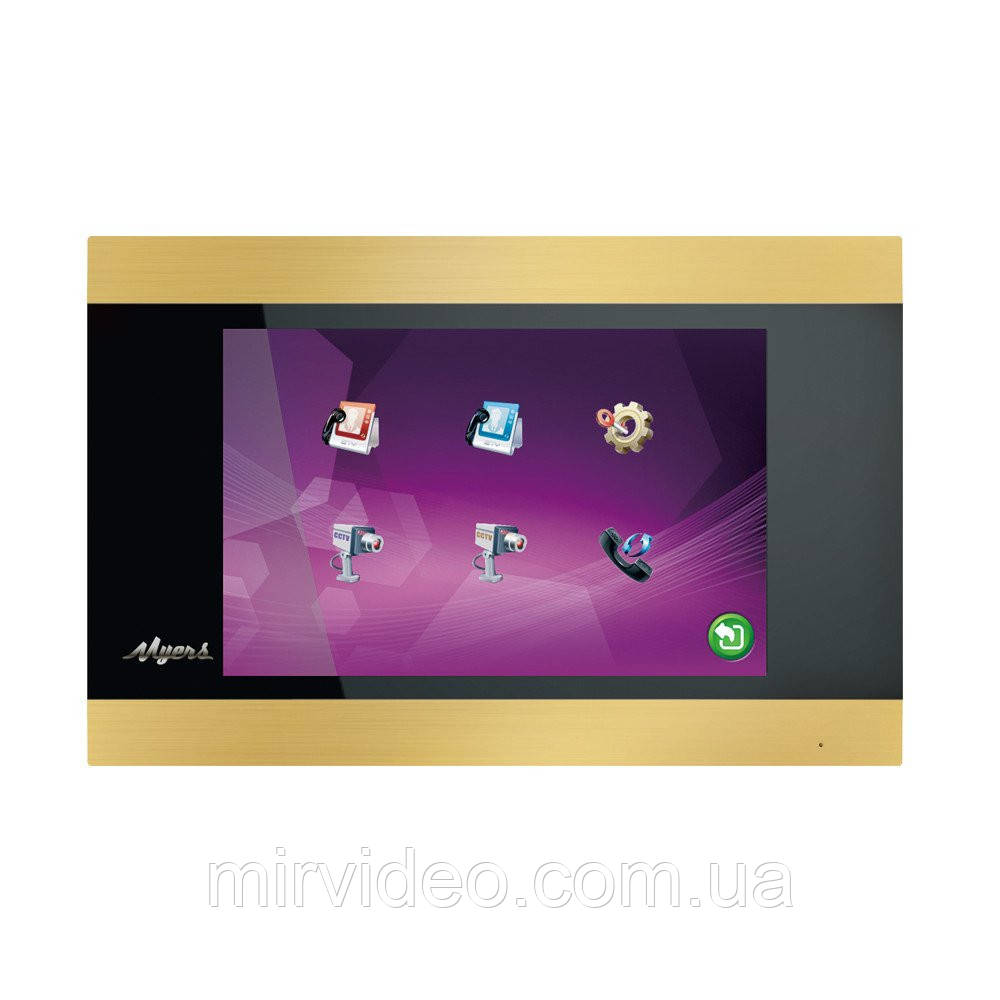 Відеодомофон Myers M-75SD Touch Gold
