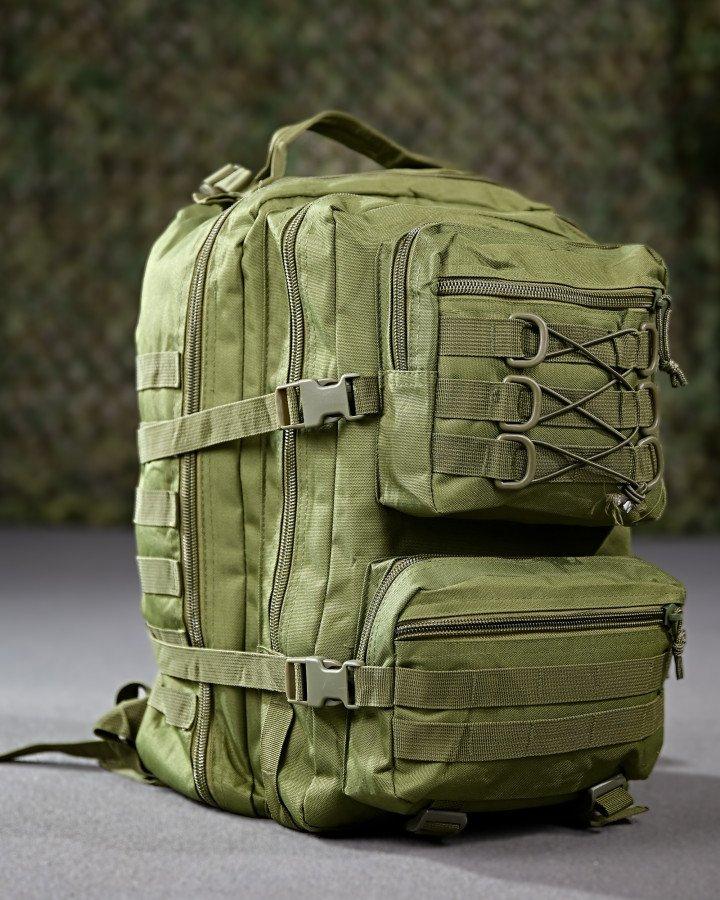 Тактичний штурмовий рюкзак ТХЕ 35 л Олива, фото 1