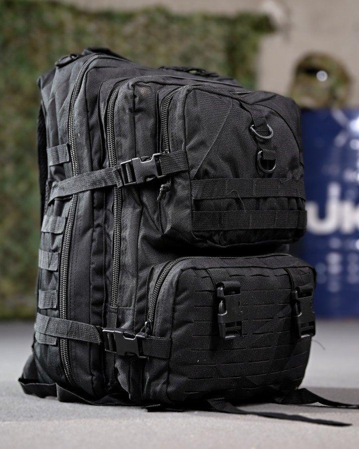 Тактичний штурмовий рюкзак MX 35 л Чорний, фото 1