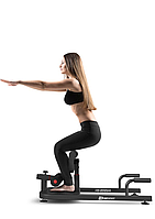 Тренажер для присідань HS-2010 SM сисі-присідання для домашніх тренувань безпечний і багатофункціональний, фото 4