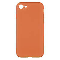 Силиконовый чехол с полной защитой камеры без логотипа для iPhone 7 8 SE2 противоударный Peach picnic