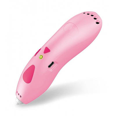 Дитяча ручка 3D акумуляторна з трафаретом Рожева 199127