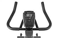 Спінбайк Hop-Sport HS-045IC Bravo синій для фітнесу та схуднення з механічним гальмом і ланцюговим приводом, фото 3