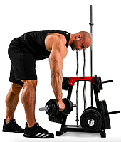 Стійка для дисків і грифів Hop-Sport HS-1008A компактна для домашнього спортзалу зберігання інвентарю, фото 10