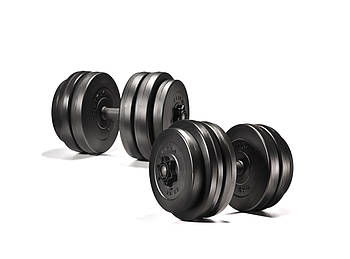 Гантелі Elitum 2 х 26кг збірні для домашніх тренувань і спортзалу для зміцнення м'язів