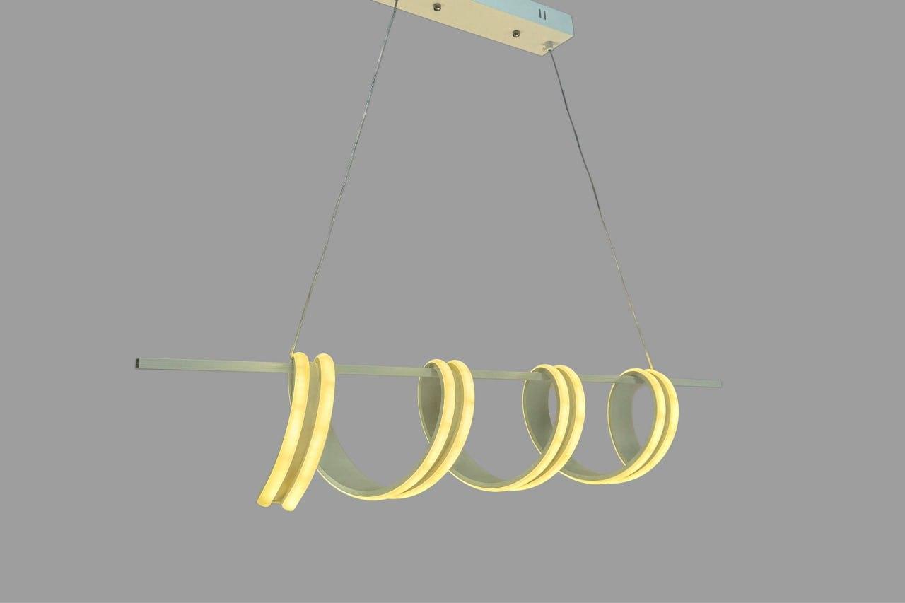 Світлодіодний світильник на підвісах хвиля 55Вт 3000-6000К IP20 білий