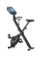 Велотренажер Gymtek FX600 магнітний складаний для домашніх тренувань до 120 кг з еспандерами, фото 2