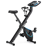 Велотренажер Gymtek FX600 магнітний складаний для домашніх тренувань до 120 кг з еспандерами, фото 6