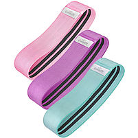 Набір гумок для фітнесу Queenfit 7-35 кг для домашніх тренувань із різними рівнями навантаження, фото 3