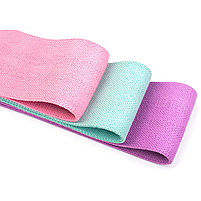 Набір гумок для фітнесу Queenfit 7-35 кг для домашніх тренувань із різними рівнями навантаження, фото 4