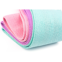 Набір гумок для фітнесу Queenfit 7-35 кг для домашніх тренувань із різними рівнями навантаження, фото 5