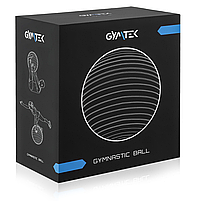 Фітбол Gymtek 65 см синій для фітнесу та реабілітації зміцнює м'язи та покращує координацію, фото 7