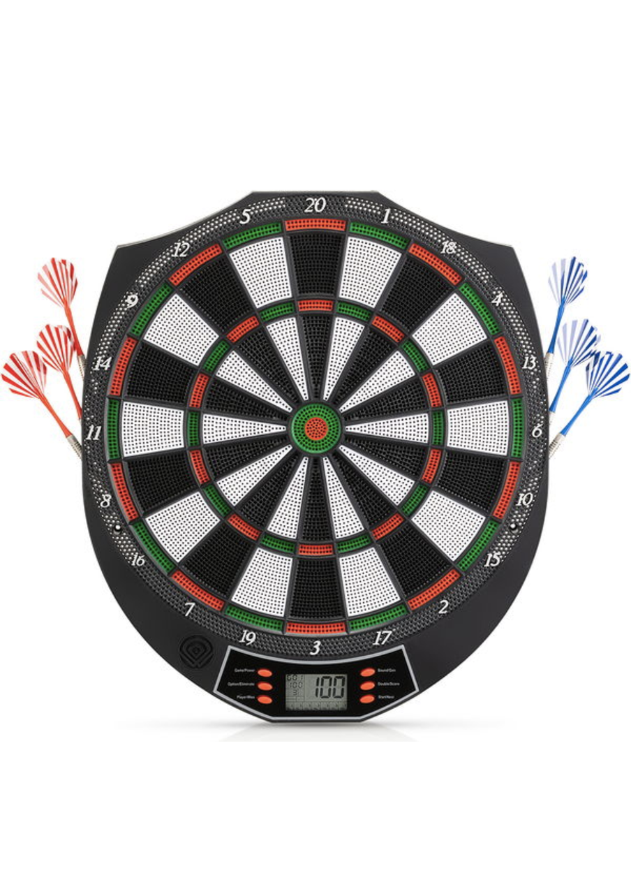Електронний дартс Outtec DB1200 автоматичний для гри з друзями та сім'єю з LED-дисплеєм, фото 1