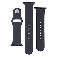 Ремінець сумісний з Watch двоскладовий силікон 38 40 41 mm колір dark grey picnic