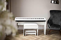 Стійка для піаніно Yamaha P143/P145/P225 без кришки + банкетка Білий