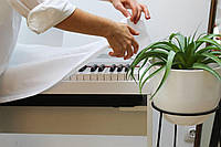 Стійка для піаніно Yamaha P45 без кришки + накидка Білий