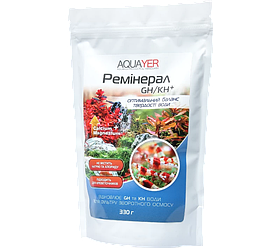 Суміш мінералів AQUAYER Ремінерал баланс твердості води — для акваріума, 330 г