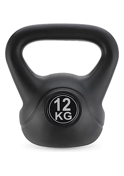 Гиря Gymtek 12 кг вінілова для домашніх тренувань зміцнення м'язів і поліпшення витривалості