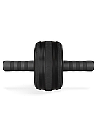 Ролик для преса Hop-Sport з килимком для домашніх тренувань зміцнення м'язів спини та преса, фото 3