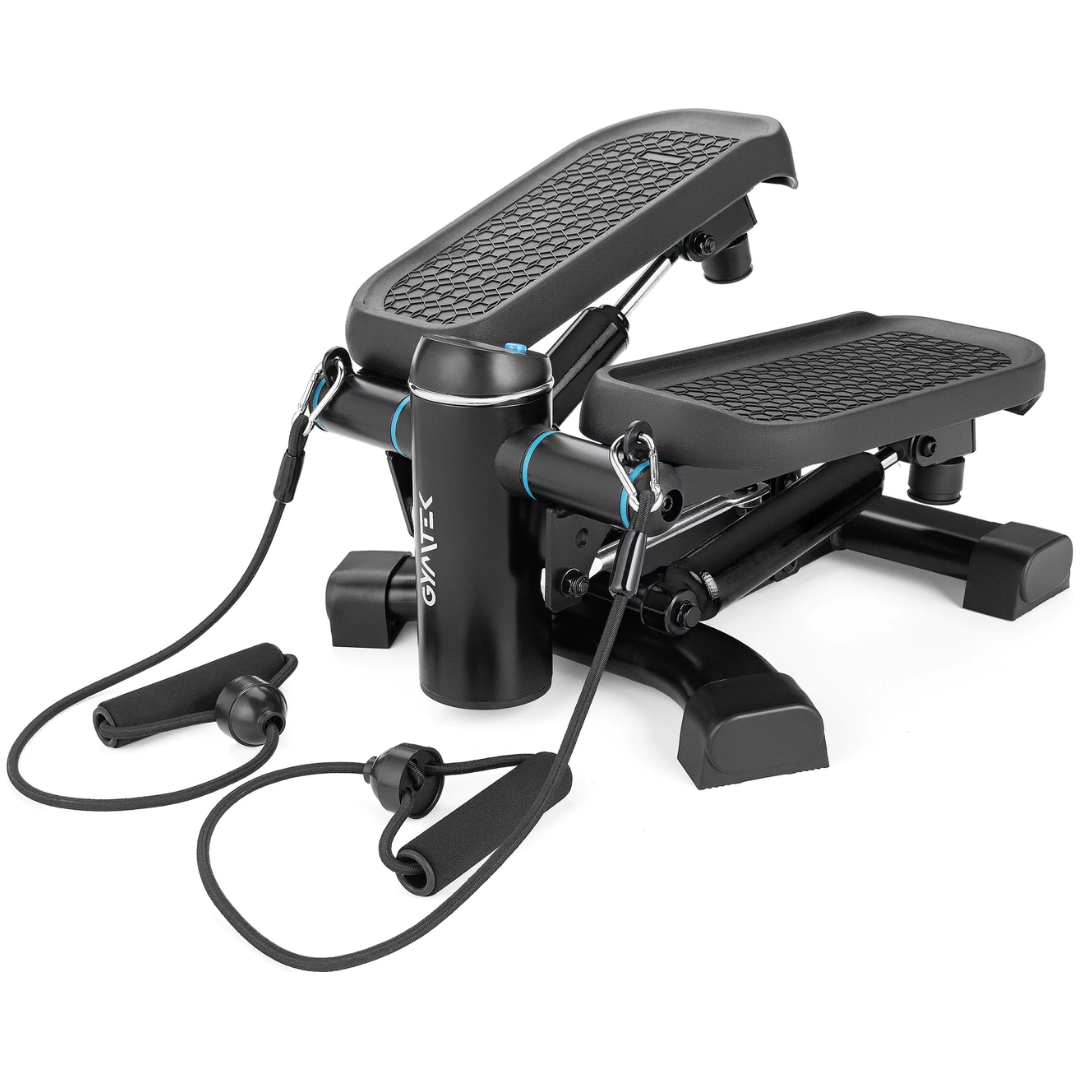 Степер Gymtek XST600 твіст для тренування всього тіла з еспандерами та дисплеєм для дому, фото 1