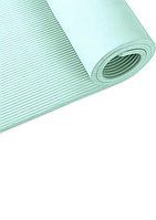 Килимок для йоги та фітнесу Queenfit NBR 15 мм бірюзовий для комфортних тренувань і захисту суглобів, фото 6