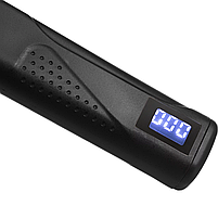 Еспандер Gymtek регульований з лічильником для тренування м'язів рук 10-100 кг чорний для фітнесу та реабілітації, фото 5