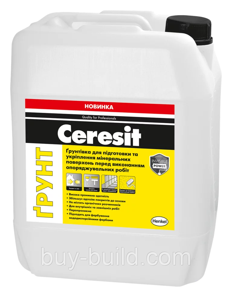 Грунтовка Ceresit Грунт 10 л, фото 1
