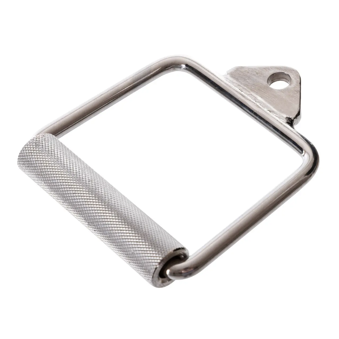 Ручка для тяги York Fitness одинарна для дельти біцепса хромована для ефективних тренувань, фото 1