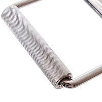 Ручка для тяги York Fitness одинарна для дельти біцепса хромована для ефективних тренувань, фото 2