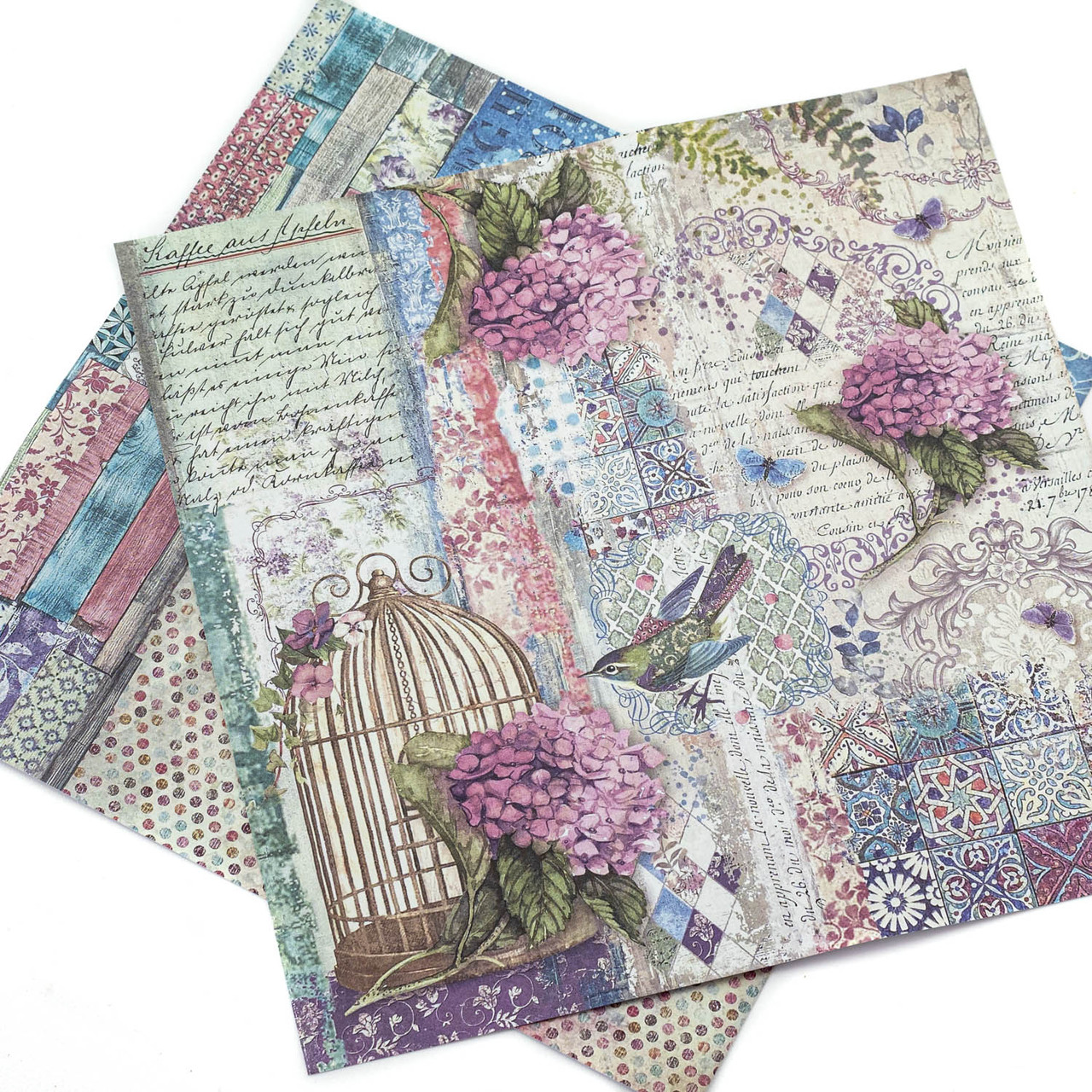 Набір одностороннього паперу 20*20 см 15 аркушів SPK081, фото 1