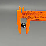 20 шт - Стрази акрилові пришивні 12 мм конус, чорний, фото 2