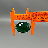 20 шт - Стрази акрилові пришивні 18х25 мм, зелений, фото 3