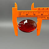 20 шт - Стрази акрилові пришивні 18х25 мм, червоний, фото 3