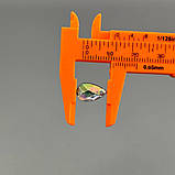 20 шт - Стрази акрилові пришивні 7х12 мм крапля, хамелеон, фото 3