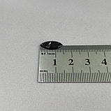 20 шт - Стрази акрилові пришивні 7х15 мм човник, чорний, фото 2