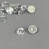 20 шт - Стрази акрилові пришивні 8 мм, кристал, фото 2