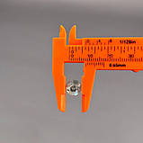 20 шт - Стрази акрилові пришивні 8 мм, кристал, фото 3