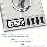 Високоточні цифрові ваги KD-50 50g/0.001g гирька, пінцет, ложка, тара Китай, фото 4