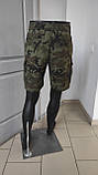 Шорти чоловічі мілітарі накладні кишені бавовна 34 хакі, фото 4